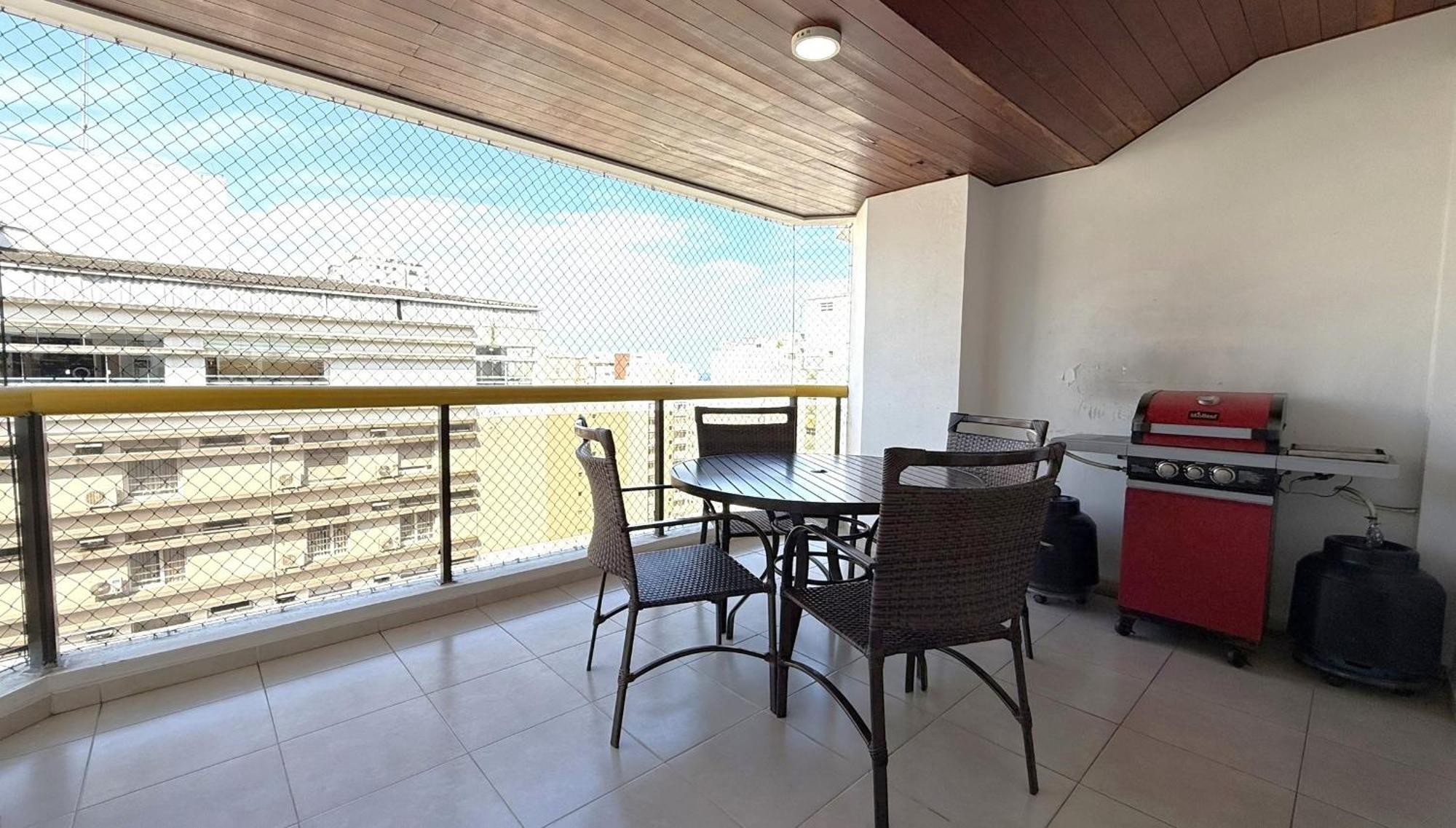 Flat A 1 Quadra Da Praia Das Pitangueiras - Ar Condicionado - 6 Pessoas Guarujá Zewnętrze zdjęcie
